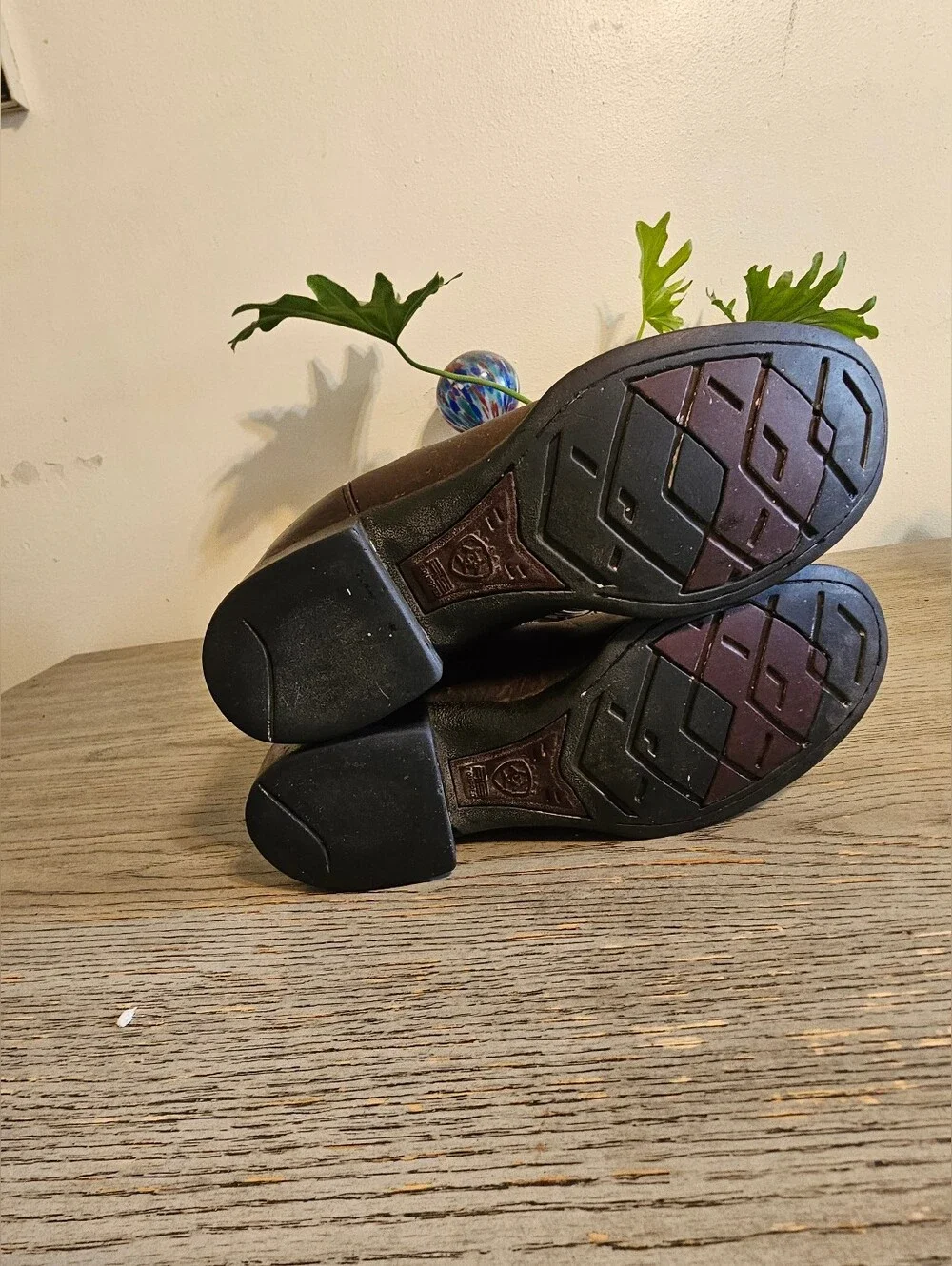 Ariat Brown Tombstone Boots Square Toe Cowboy Western Men's 8D